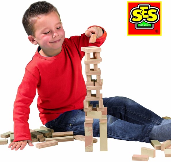 Bauspielzeug mit Schaumstoffwürfeln