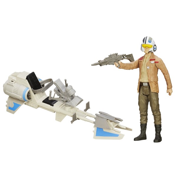 Star Wars Actionfigur 30 cm mit Fahrzeug - Poe Dameron