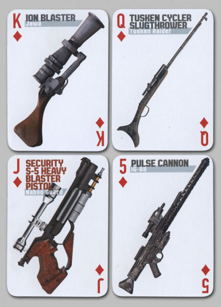 Spielkartenspiel Star Wars: Weapons.