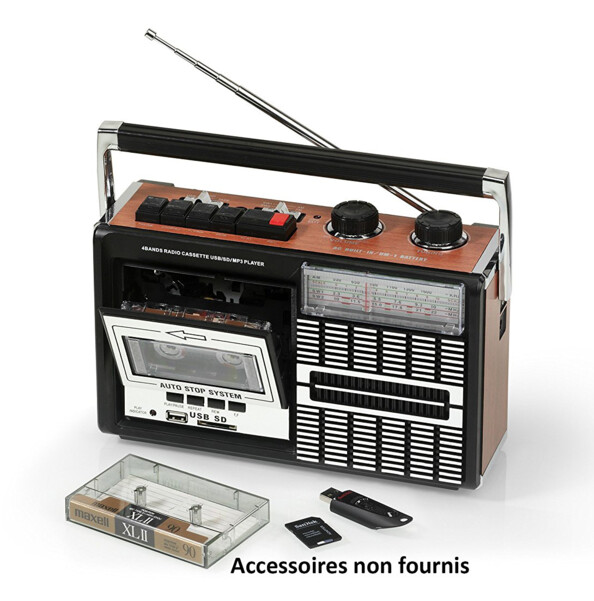 PR85 SD- und USB-kompatibler Kassettenplayer