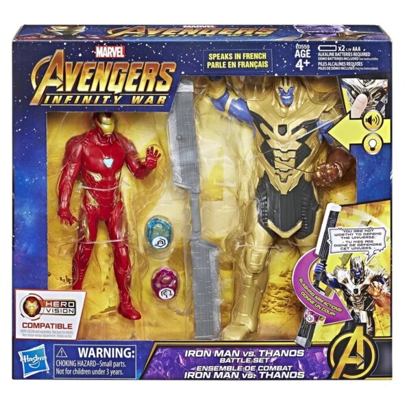 Avengers Infinity War: Kampfset Thanos VS Iron Man