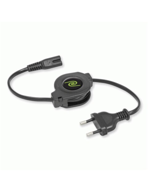 Einziehbares zweipoliges Netzkabel 0,8 m