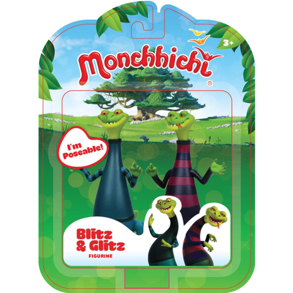 Figurinen Der Stamm der Monchhichi - Blitz & Glitz
