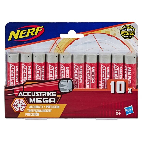 10 ACCUSTRIKE MEGA Schaumstoff-Dartpfeile