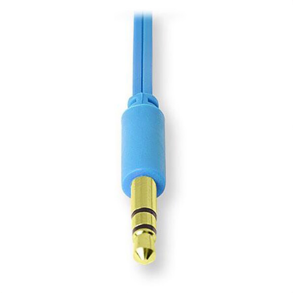 Einziehbare In-Ear-Sportkopfhörer - Blau/Pink