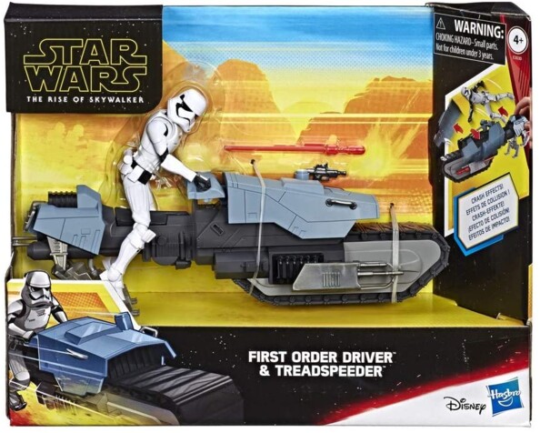 Actionfigur Stormtrooper und Motorrad - 27 cm