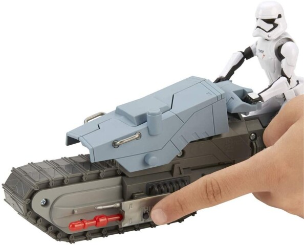 Actionfigur Stormtrooper und Motorrad - 27 cm