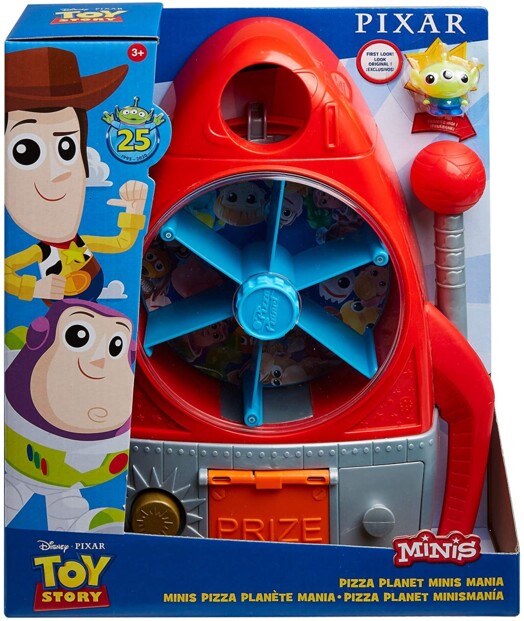 Raketenförmiger Spielautomat Pizza Planet Minis Mania Toy Story