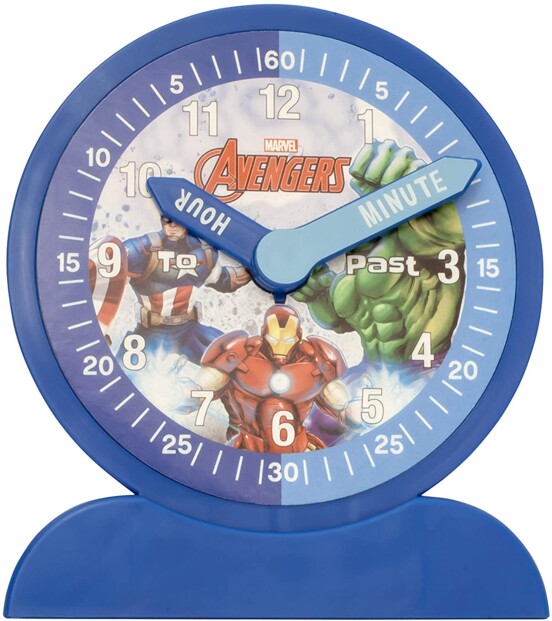 Marvel Avengers Analoguhr, um die Uhrzeit zu lernen
