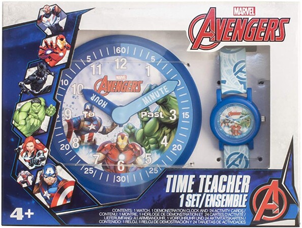 Marvel Avengers Analoguhr, um die Uhrzeit zu lernen