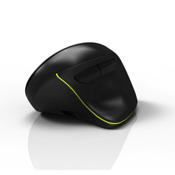 Ergonomische vertikale 2,4-GHz-Akkumaus mit Bluetooth-Funktion