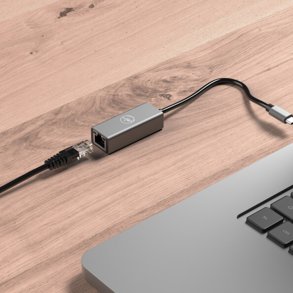 RJ45-auf-USB-C-Adapter
