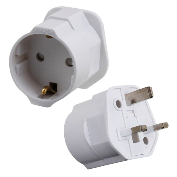 Reiseadapter für Großbritannien – Weiß