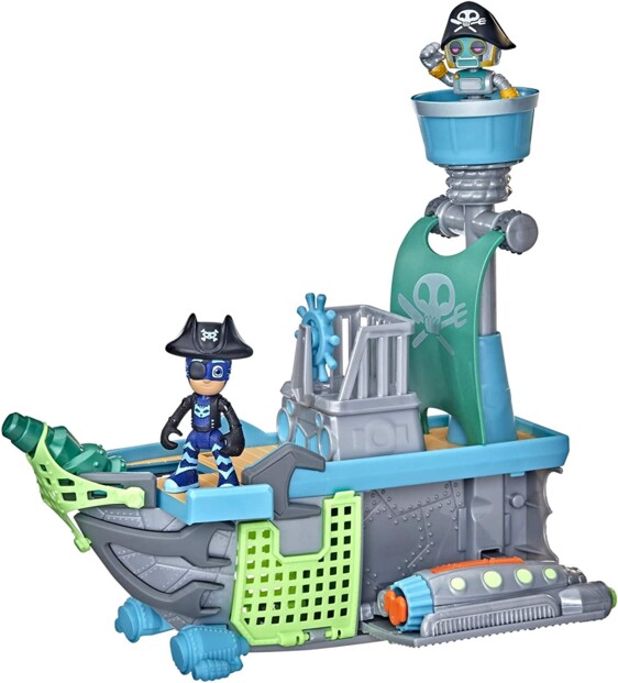 Luftpiraten-Schiff mit 2 PJ Masks-Figuren