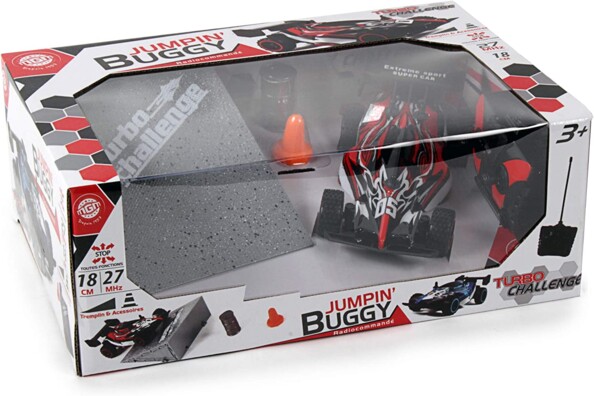 Ferngesteuerter Buggy mit Sprungbrett - Jumpin' Buggy - Blau oder Rot