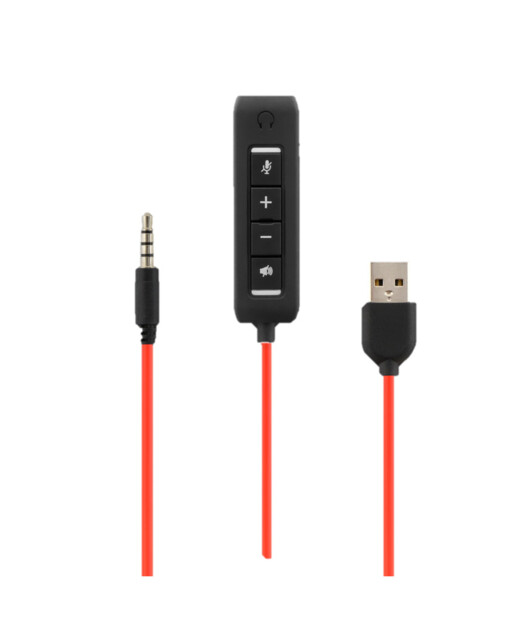 MC-401 Kabelgebundenes Audio-Headset mit Klinkenstecker und USB