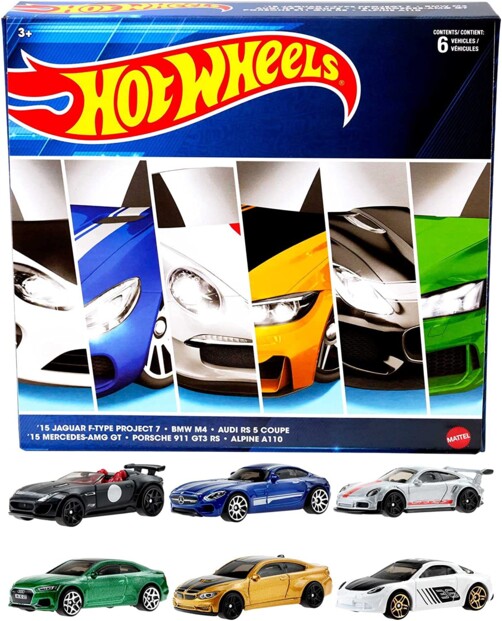 6er-Set realistisch nachgebildeten Autos legendärer Modelle