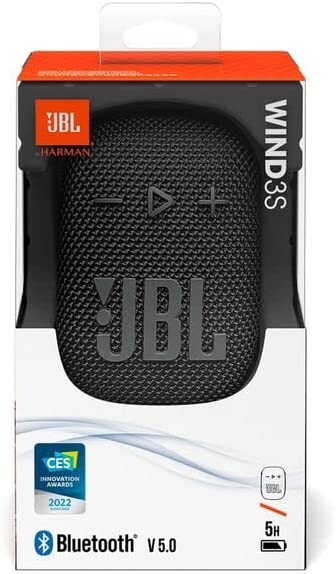 Tragbarer Lautsprecher Wind 3S, schwarz, mit Bluetooth-Funktion