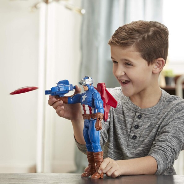 Captain America Figur 30 cm - Titan Hero Collection