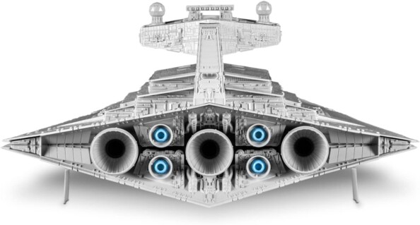 Großmodell des imperialen Raumschiffs aus Star Wars
