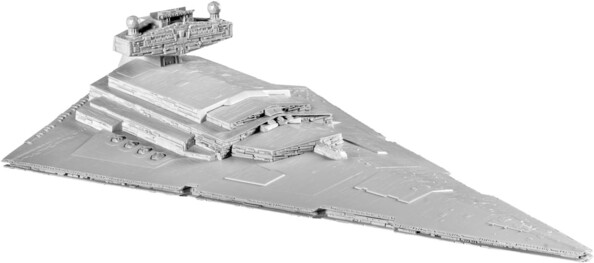 Großmodell des imperialen Raumschiffs aus Star Wars