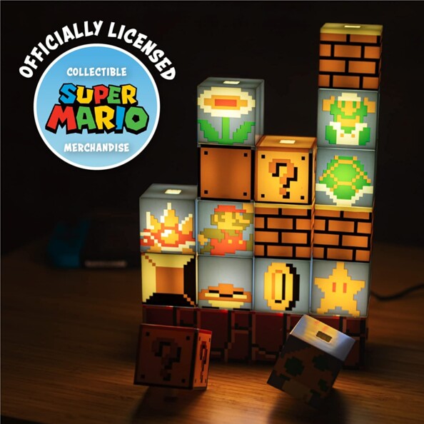 Nintendo Super Mario Bros „Build a Level“ Leuchte