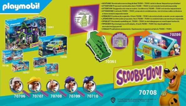 Playmobil Scooby-Doo Kapitän Cutler 70708