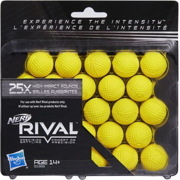 Nachfüllpack mit 25 Schaumstoffbällen Nerf Rival