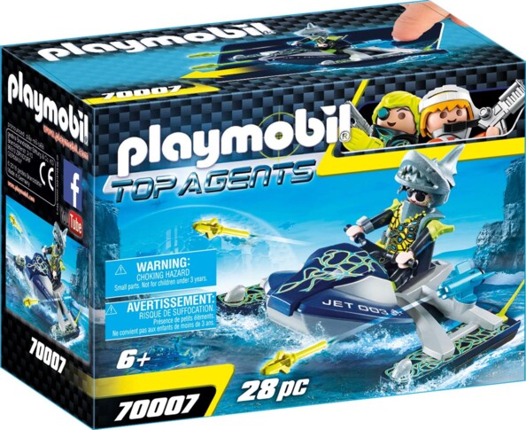 Playmobil Top Agents S.H.A.R.K Team Seescooter Kollektion