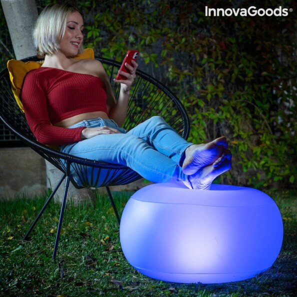 Pulight ferngesteuerter aufblasbarer LED-Sitz