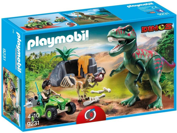Dinos-Spielset: T-Rex-Angriff