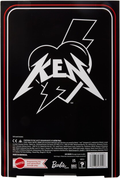 Barbie ,,Rebel Rocker" Ken-Puppe