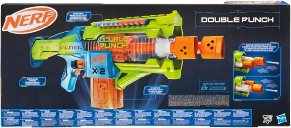 NERF Double Punch Motorized Blaster aus der Elite 2.0-Reihe