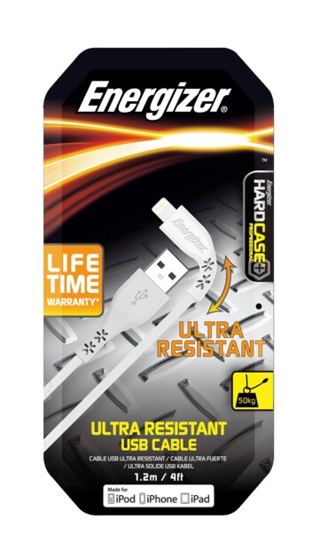 Verstärktes USB-A-auf-Lightning-Kabel – 1,2 m