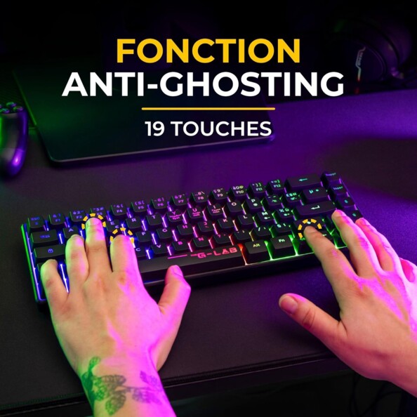 Keyz Hydrogen WL Kabellose Gaming-Tastatur