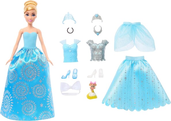 Disney Princesses Box ,,Cinderella-Puppe und ihre königlichen Überraschungen"