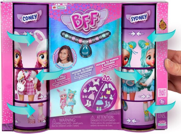 2 ,,BFF by Cry Babies"-Puppen: Coney & Sydney