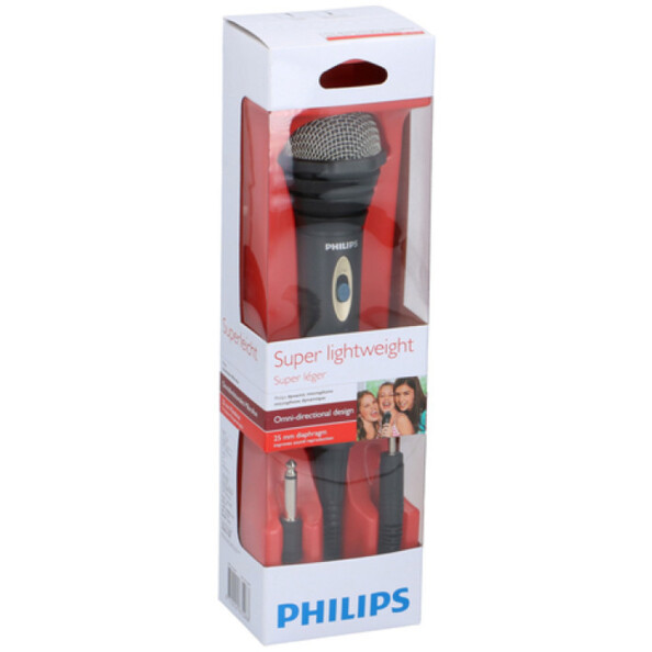 Philips SBCMD110 Kabelmikrofon mit Klinkenstecker