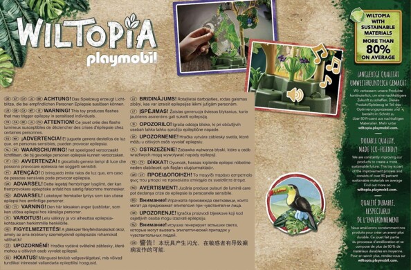 PLAYMOBIL 71009 WILTOPIA RAINFOREST