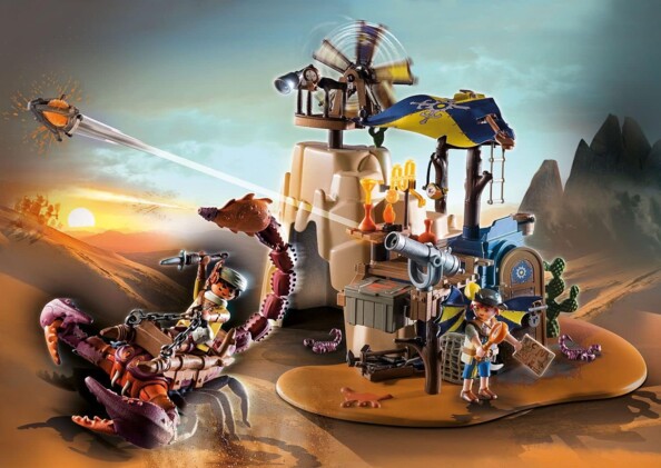 Playmobil Novelmore - Sal'ahari Sands - Geheime Basis mit Riesenskorpion