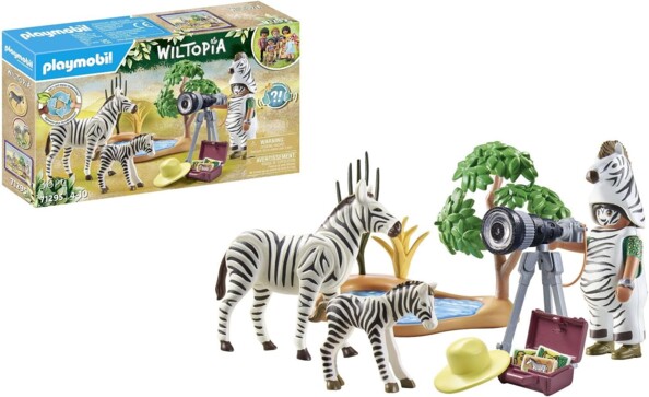 Playmobil Wiltopia: Fotograf und Zebras