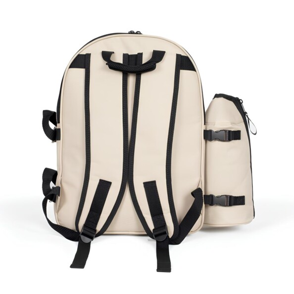 Livoo S970C Isolierter Picknick-Rucksack – Creme