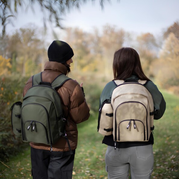 Livoo S970C Isolierter Picknick-Rucksack – Creme
