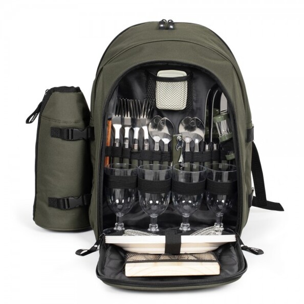 Livoo S970V Isolierter Picknick-Rucksack – Grün