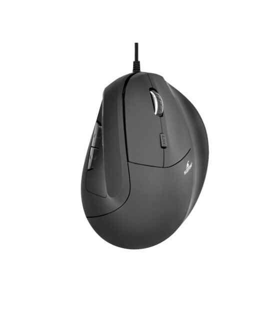 M-W-ERGO Ergonomische Kabelmaus mit 7600 dpi