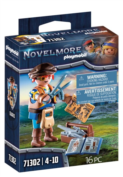 Playmobil Novelmore-Figur „Dario“ mit Werkzeugen und Erfinderzubehör