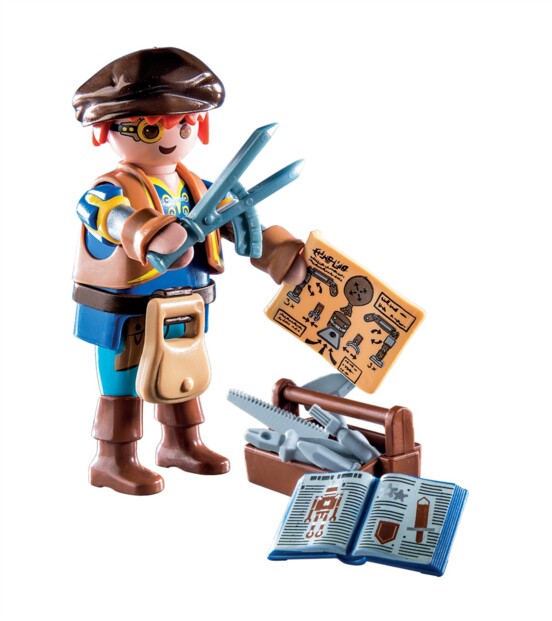 Playmobil Novelmore-Figur „Dario“ mit Werkzeugen und Erfinderzubehör