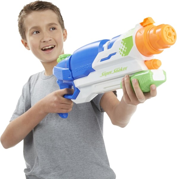 Nerf Super Soaker Breach Blast Wasserpistole, 1,4 Liter
