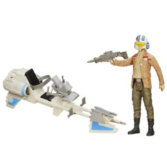 Star Wars Actionfigur 30 cm mit Fahrzeug - Poe Dameron