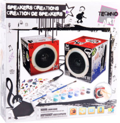 Anpassbare Audiospeaker Techno ART – Schwarz